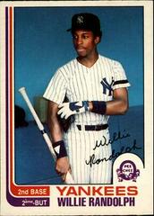 Willie Randolph #37 Baseball Cards 1982 O Pee Chee Prices