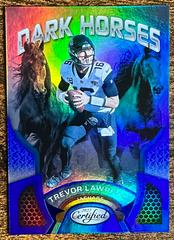 Trevor Lawrence [Blue] Football Cards 2022 Panini Certified Dark Horses Prices