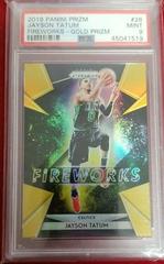 Jayson Tatum [Gold Prizm] #26 Basketball Cards 2018 Panini Prizm Fireworks Prices