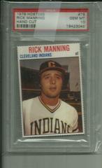 Rick Manning [Hand Cut] #76 Baseball Cards 1979 Hostess Prices