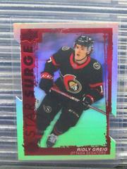Ridly Greig [Gold Die Cut] #SS-11 Hockey Cards 2023 Upper Deck Star Surge Prices