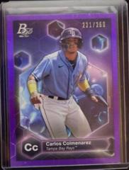Carlos Colmenarez [Purple] Baseball Cards 2022 Bowman Platinum Precious Elements Prices