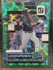 Jasson Dominguez [Green] Baseball Cards 2022 Panini Donruss Rated Prospects Prices