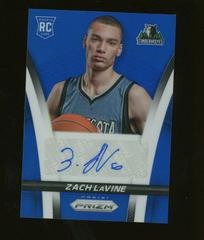 Zach LaVine Basketball Cards 2014 Panini Prizm Rookie Autographs Blue Prices