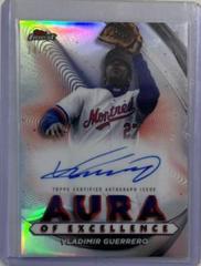 Vladimir Guerrero Baseball Cards 2022 Topps Finest Aura of Excellence Autographs Prices
