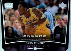 Kobe Bryant [Game Dated] Basketball Cards 1998 Upper Deck Encore Prices