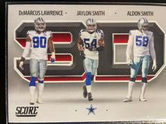DeMarcus Lawrence, Jaylon Smith, Alison Smith #3D11 Football Cards 2021 Panini Score 3D Prices