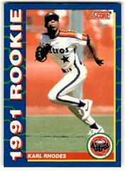 Karl Rhodes Baseball Cards 1991 Score Rookies Prices