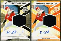 Kevin Abel [Orange] Baseball Cards 2022 Panini Elite Extra Edition Future Threads Signatures Prices