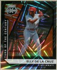 Elly De La Cruz [Turn of the Century] #163 Baseball Cards 2021 Panini Elite Extra Edition Prices
