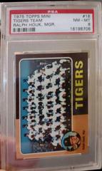 Tigers Team [Ralph Houk, Mgr.] #18 Baseball Cards 1975 Topps Mini Prices