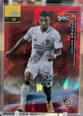 Julian Araujo [Red] Soccer Cards 2021 Topps Chrome MLS Sapphire Prices