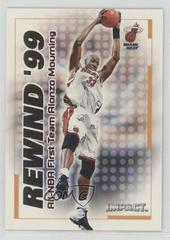 Alonzo Mourning #17RN Basketball Cards 1999 SkyBox Impact Rewind '99 Prices