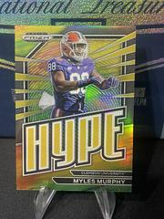 Myles Murphy [Black Gold] #HP-16 Football Cards 2023 Panini Prizm Draft Picks Hype Prices