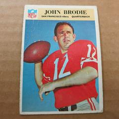 John Brodie Football Cards 1966 Philadelphia Prices
