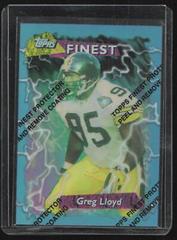 Greg Lloyd [Refractor w/ Coating] Football Cards 1995 Topps Finest Prices
