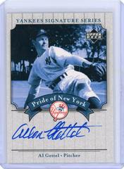 Al Gettel #PN-AG Baseball Cards 2003 Upper Deck Yankees Signature Series Pride of NY Autograph Prices