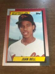 Juan Bell Baseball Cards 1990 Topps Major League Debut Prices