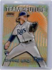 Shane Baz [Orange] Baseball Cards 2022 Stadium Club Chrome Team of the Future Prices