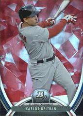 Carlos Beltran [Ruby] #95 Baseball Cards 2013 Bowman Platinum Prices
