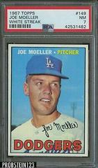 Joe Moeller [White Streak] #149 Baseball Cards 1967 Topps Prices