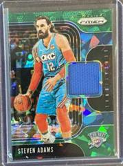 Steven Adams [Green Ice] Basketball Cards 2019 Panini Prizm Sensational Swatches Prices
