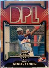 German Ramirez [Red] #DM-GR Baseball Cards 2022 Panini Elite Extra Edition DPL Materials Prices