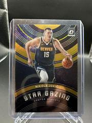 Nikola Jokic [Gold Wave] #7 Basketball Cards 2022 Panini Donruss Optic Star Gazing Prices