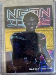 Garrett Wilson [Gold] #NI-21 Football Cards 2022 Panini Select Neon Icons Prices