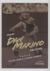 Dan Marino #7 Football Cards 2018 Panini Luminance Vintage Performers Prices
