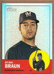 Ryan Braun [Refractor] #HP2 Baseball Cards 2012 Topps Heritage Chrome Prices