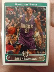 Bobby Simmons #62 Basketball Cards 2006 Topps Prices