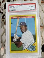Don Baylor #2 Baseball Cards 1986 Woolworth Prices