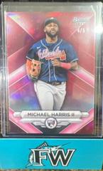 Michael Harris II [Red] #BSR-15 Baseball Cards 2023 Bowman Sterling Prices