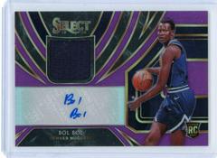 Bol Bol [Purple] Basketball Cards 2019 Panini Select Rookie Jersey Autographs Prices