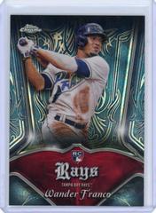 Wander Franco [Red] #PS-18 Baseball Cards 2022 Topps Chrome Logofractor Club Plaques Prices