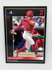 Bryson Stott [Blue] #14 Baseball Cards 2022 Panini Chronicles Pinnacle Prices