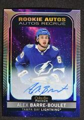 Alex Barre Boulet [Cosmic] #R-AB Hockey Cards 2021 O-Pee-Chee Rookie Autographs Prices