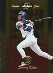 Sammy Sosa [Gold] Baseball Cards 1996 Leaf Limited Prices