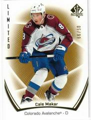Cale Makar [Limited Gold] #100 Hockey Cards 2021 SP Authentic Prices