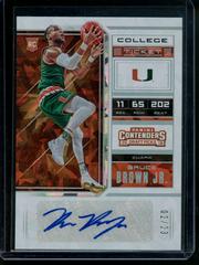 Bruce Brown Green Jersey Autograph Cracked Ice #71 Basketball Cards 2018 Panini Contenders Draft Picks Prices
