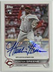 Hunter Greene #MA-HG Baseball Cards 2022 Topps Mini Autographs Prices