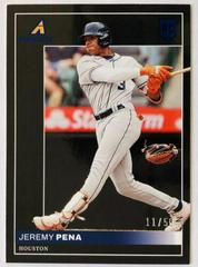 Jeremy Pena [Blue] Baseball Cards 2022 Panini Chronicles Pinnacle Prices