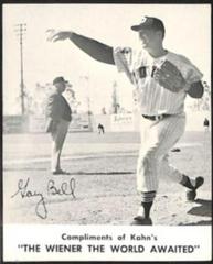 Gary Bell [Cleveland Back] Baseball Cards 1962 Kahn's Wieners Prices