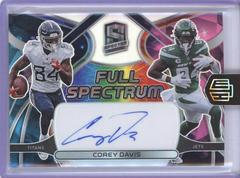 Corey Davis [Nebula] #1 Football Cards 2022 Panini Spectra Full Spectrum Autographs Prices