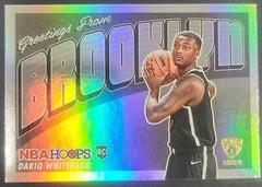 Dariq Whitehead [Holo] Basketball Cards 2023 Panini Hoops Rookie Greetings Prices