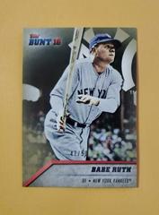 Babe Ruth [Topaz] Baseball Cards 2016 Topps Bunt Prices