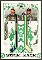 Joe Sakic, Peter Forsberg [Emerald] #SR2-16 Hockey Cards 2021 Leaf Lumber Stick Rack 2 Prices
