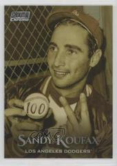 Sandy Koufax [Gold Minted Refractor] Baseball Cards 2019 Stadium Club Chrome Prices