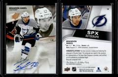 Brandon Hagel [Autograph] #10 Hockey Cards 2022 SPx Prices